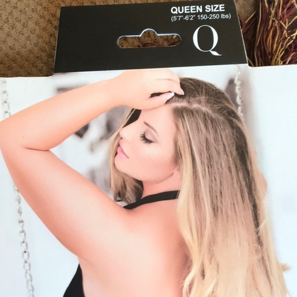 Killer Legs by Yelete Women’s Plus Fishnet size queen bodysuit lingerie new - Picture 3 of 3